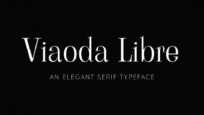 Viaoda Libre font