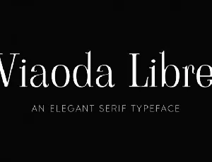 Viaoda Libre font