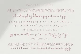 Passtyn Handwritten Duo font