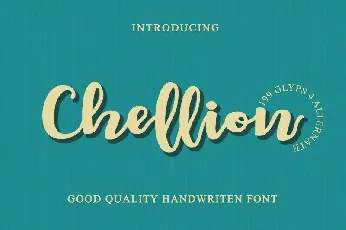 Chellion Script font