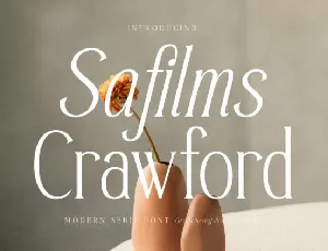 Safilms Crawford font