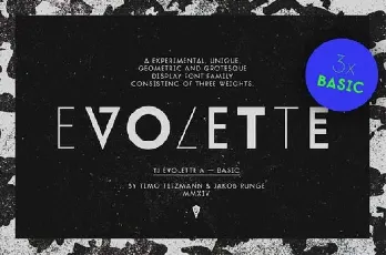 Evolette font