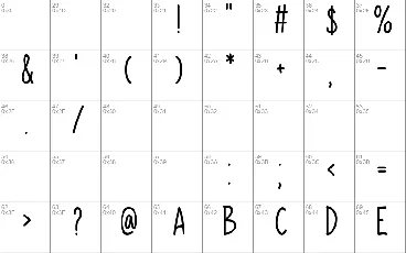 Derivation font