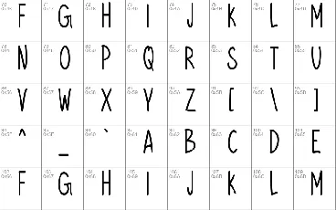 Derivation font