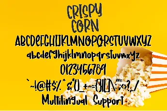 Crispy Corn font