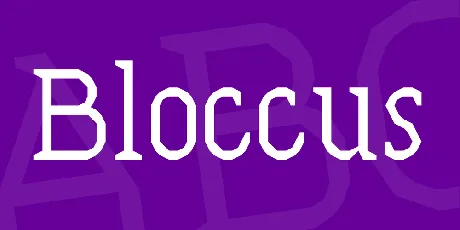 Bloccus font