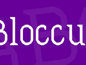 Bloccus font