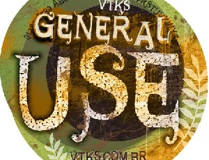 VTKS GENERAL USE font