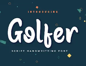 Golfer font