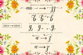 Gerliya Calligraphy font