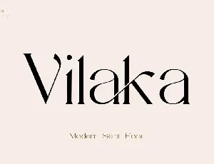 Vilaka font