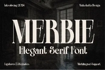 MERBIE font