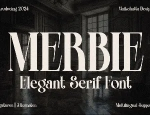 MERBIE font