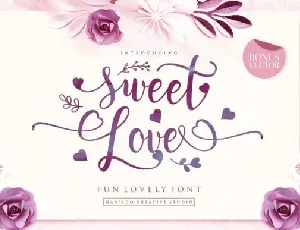 Sweet Love Calligraphy font