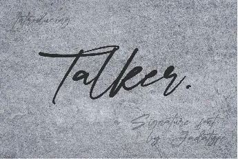 Talker font