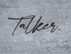 Talker font