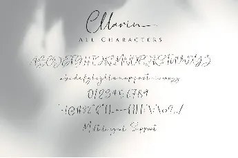 Cllarin font