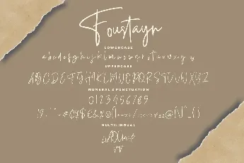 Foustayn font