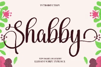 Shabby font