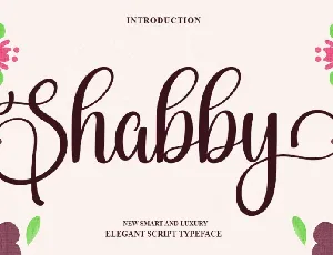 Shabby font