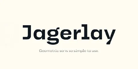 Jagerlay Family font