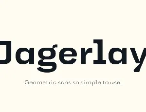 Jagerlay Family font