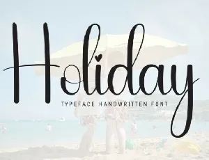 Holiday Script Typeface font