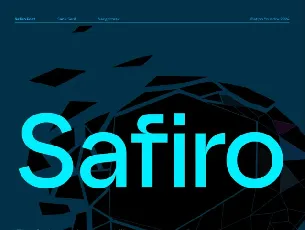 Safiro font