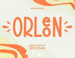 Orleon Demo font