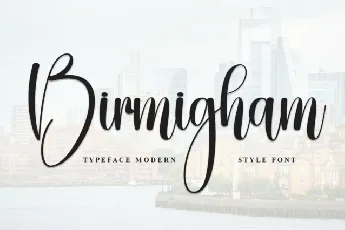 Birmigham Script font