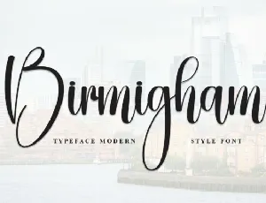 Birmigham Script font