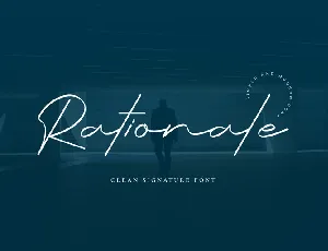 Rationale Handwritten font