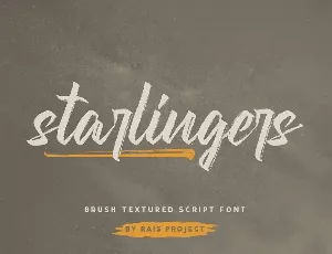 Starlingers font