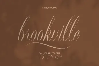 Brookville Demo font