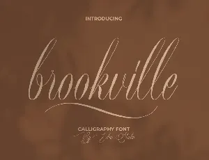 Brookville Demo font