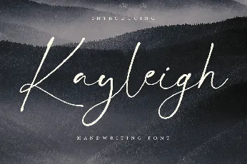 Kayleigh font