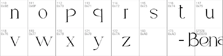 Benaya font