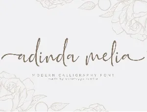 Adinda Melia font