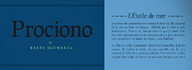 Prociono font