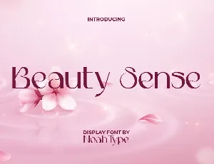 Beauty Sense Demo font