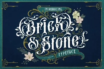 Brick Stone font