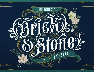 Brick Stone font