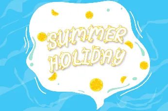 Summer Splash font