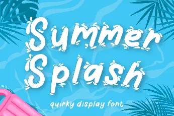 Summer Splash font