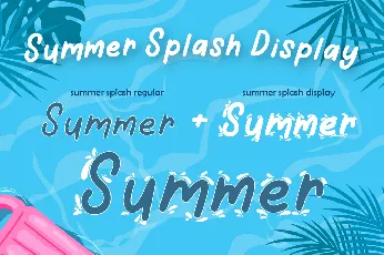 Summer Splash font