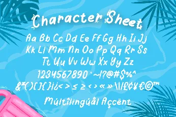 Summer Splash font