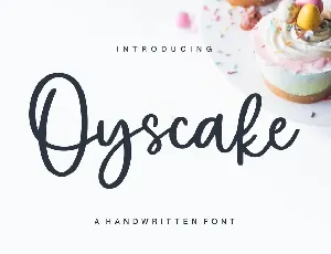 Oyscake font