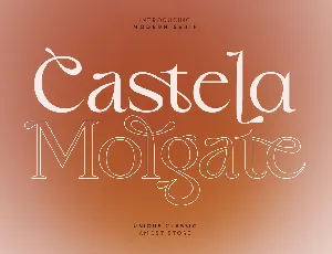 Castela Molgate font