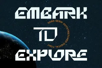 Embark To Explore font