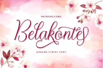 Belakonte font